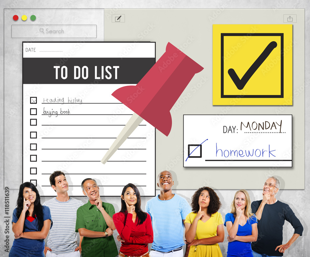 To Do List Time Management Concept