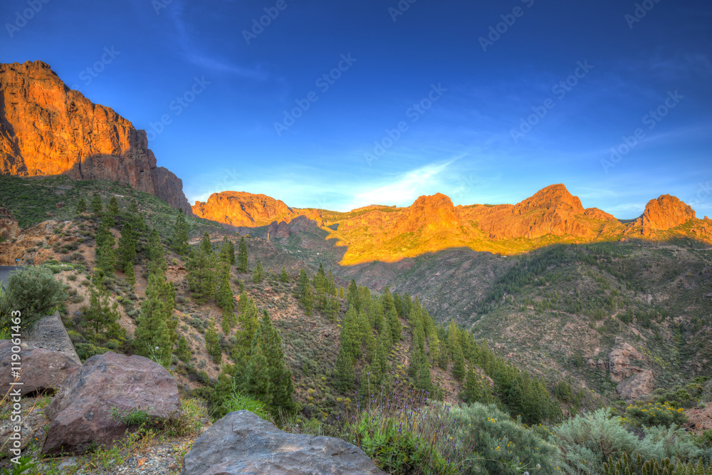 Mountains of Gran Canaria island, Spain