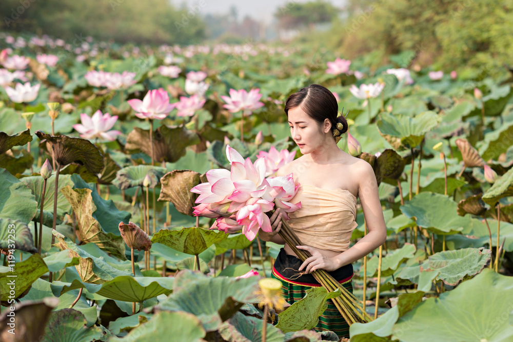 Rural women in Lotus Gardens.