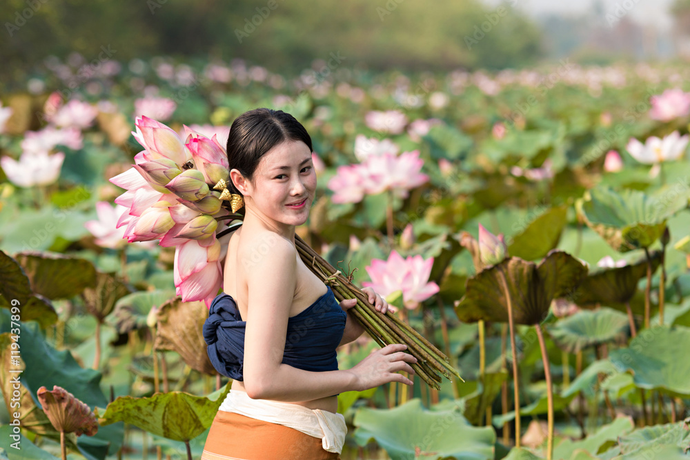 Rural women in Lotus Gardens.