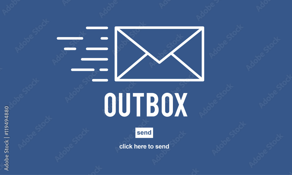 Outbox Inbox Email Connection Global Communications Concept