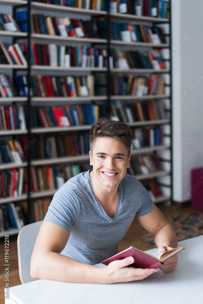 Smiling student