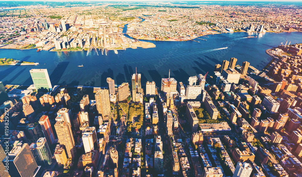 Lower East Side of Manhattan with Brooklyn in the background