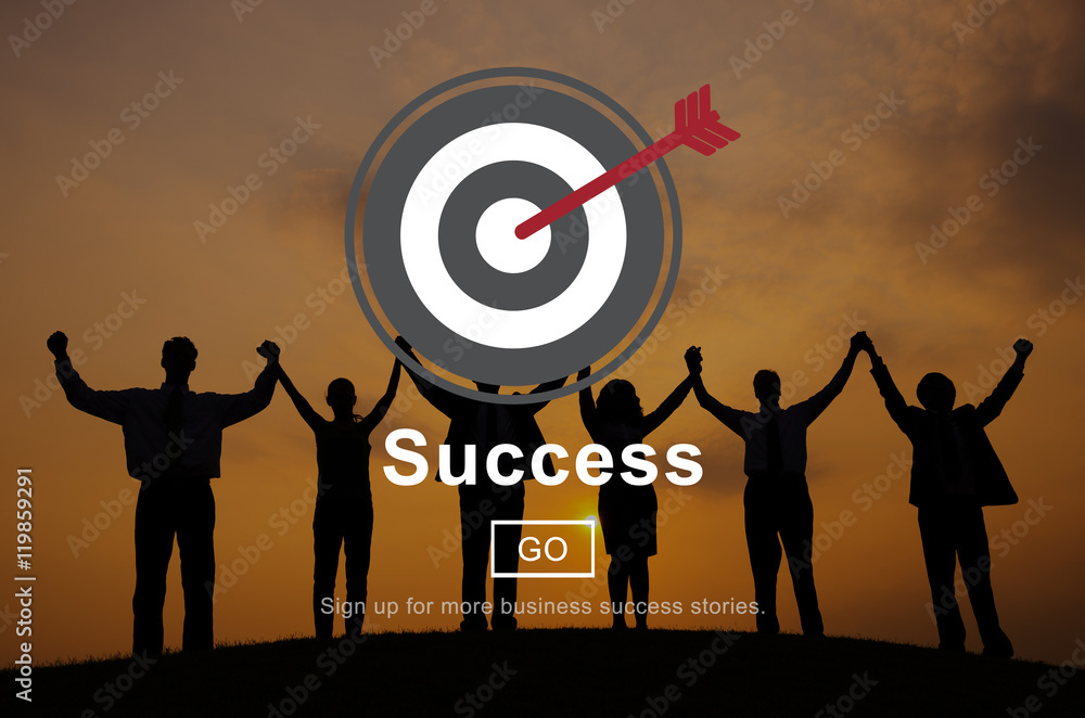 Success Mission Motivation Homepage Concept