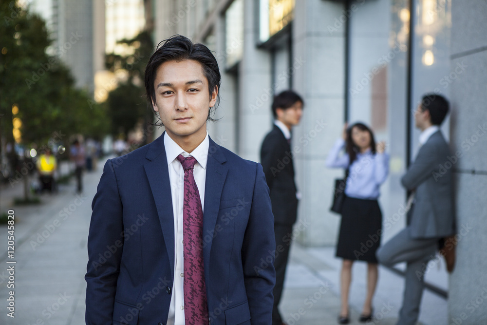 Portrait of Handsome businessman