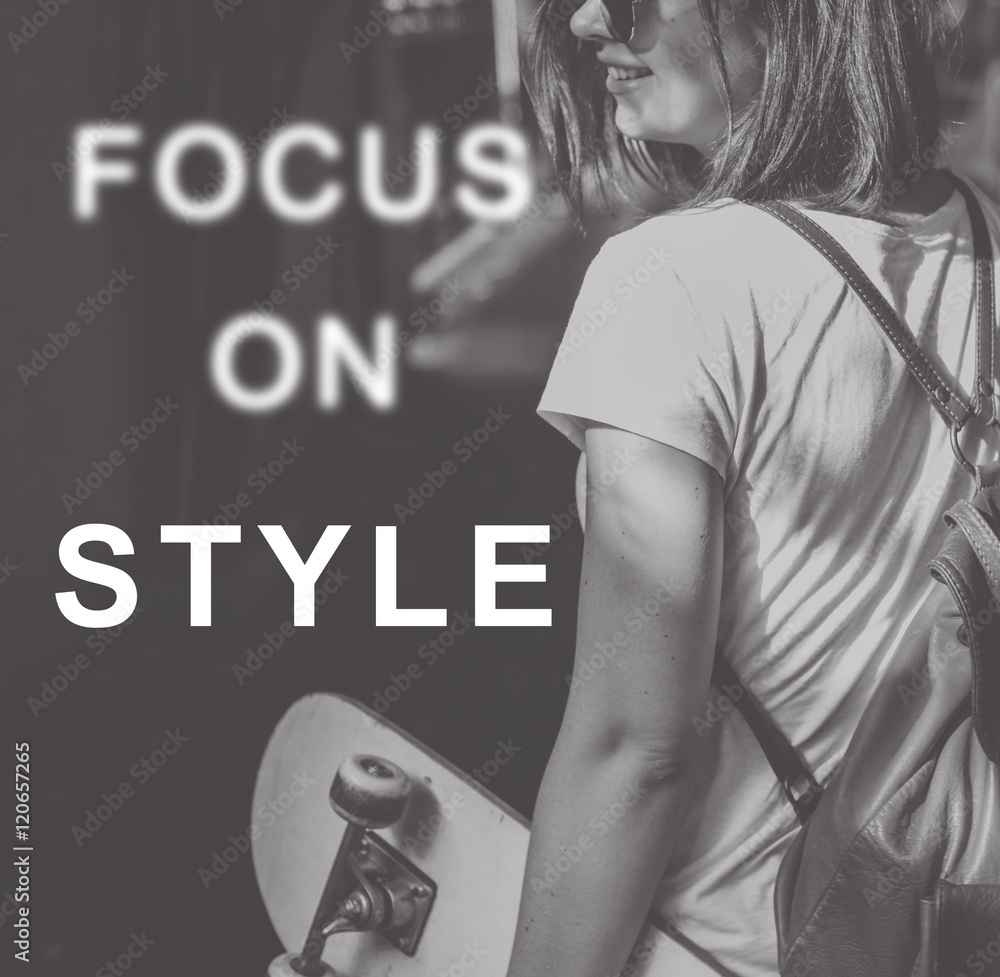 Focus On Style Message Concept