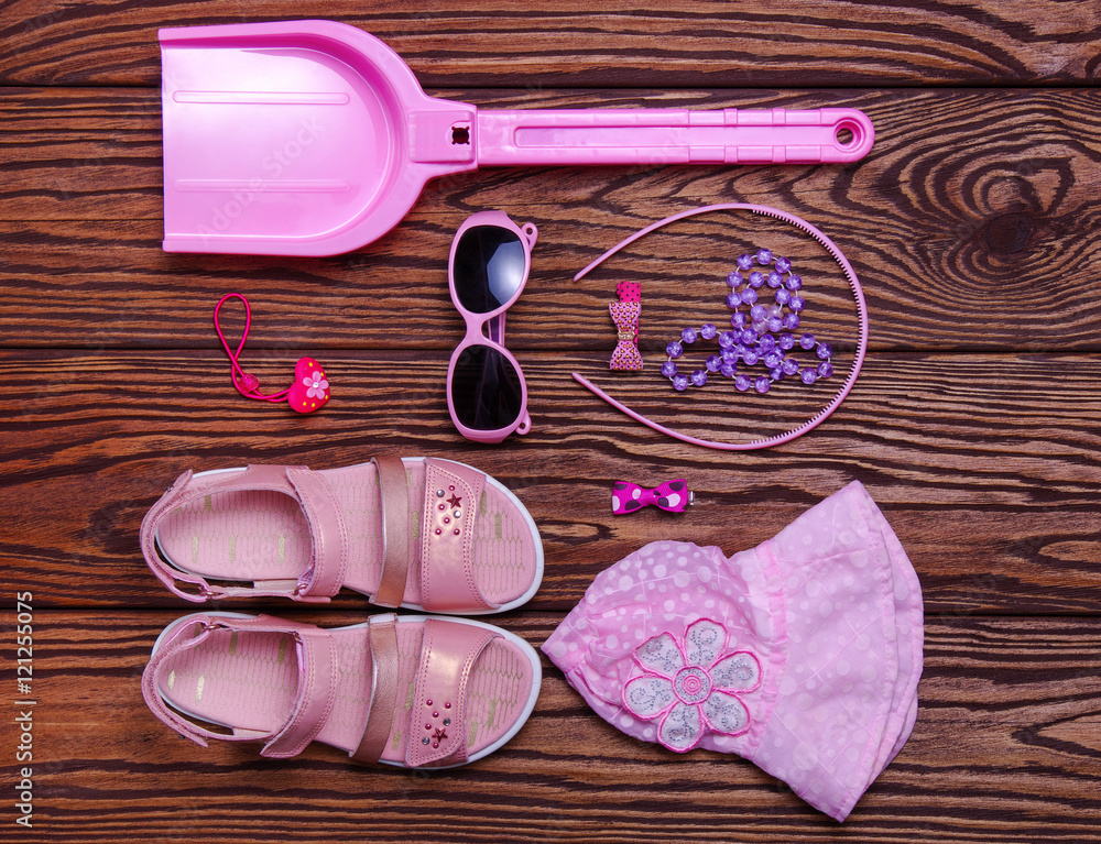 Summer accessories of kids