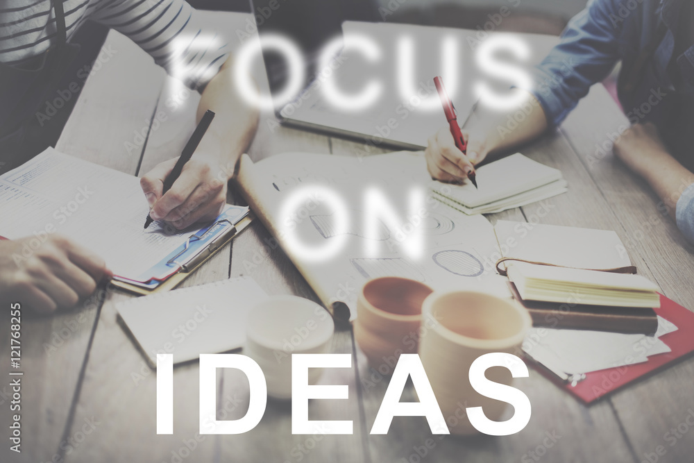 Focus On Ideas Text Concept