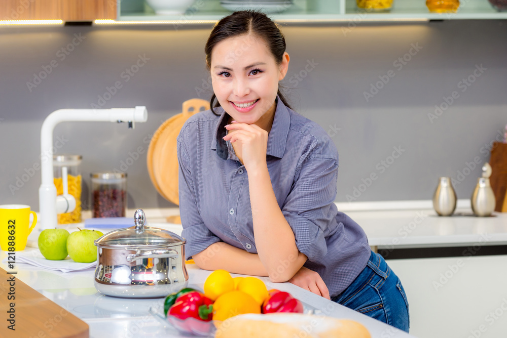 Woman in the kitchen