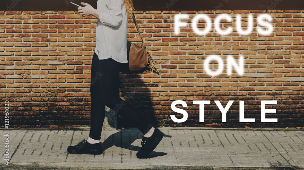 Focus On Style Message Concept