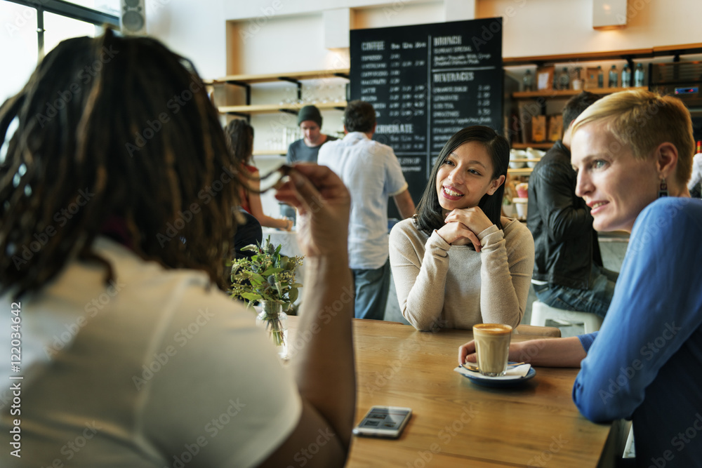 Talking Listening Coffee Meeting咖啡馆概念