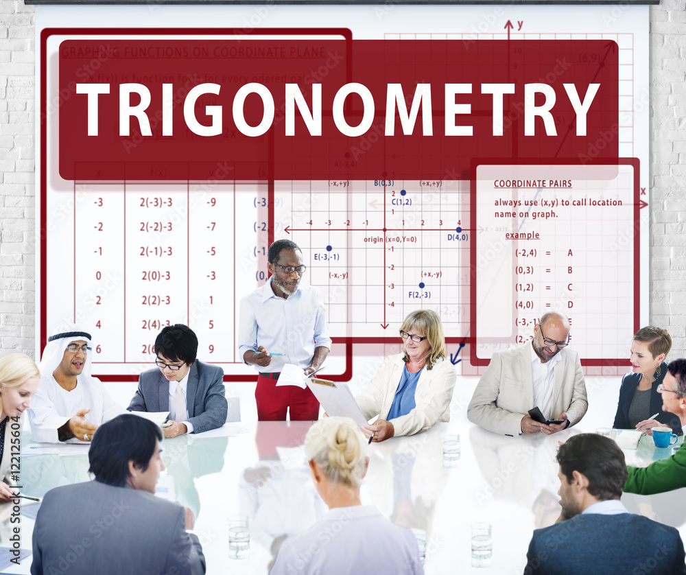 三角学数学计算图表概念