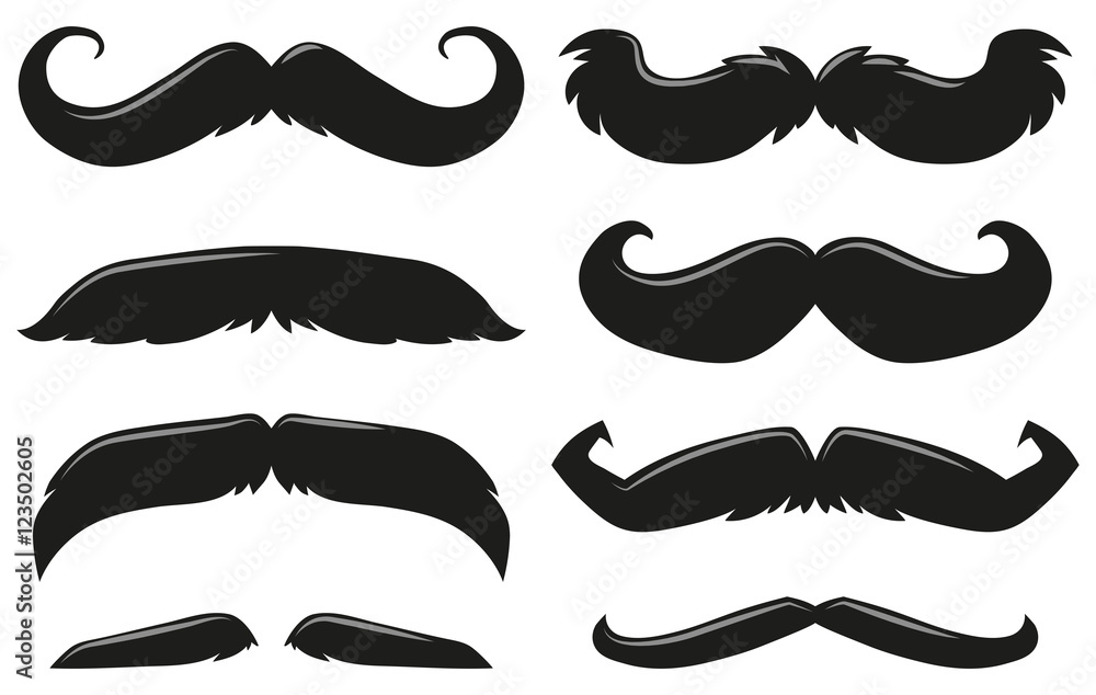 Different types of mustache