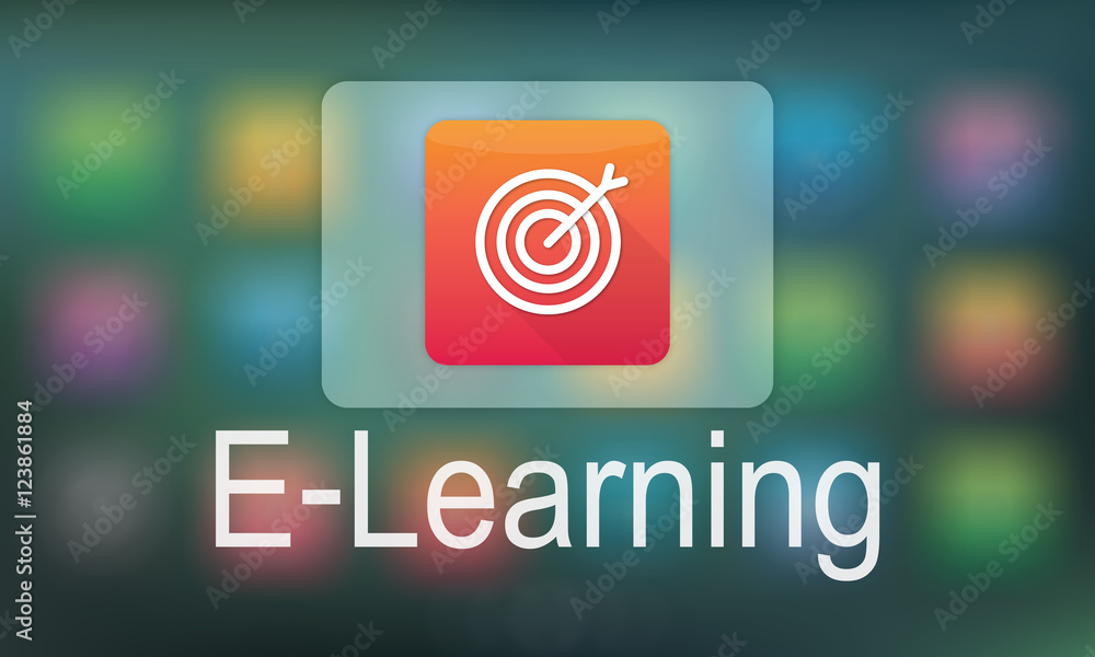 Academic E-Learning Education Online Application Concept