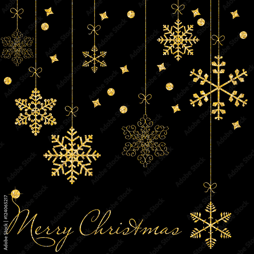 Abstract Beauty Christmas and New Year Background. Vector Illust