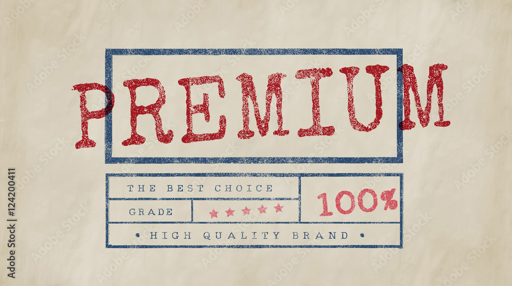 Premium Quality Value Worth Best Graphic Concept