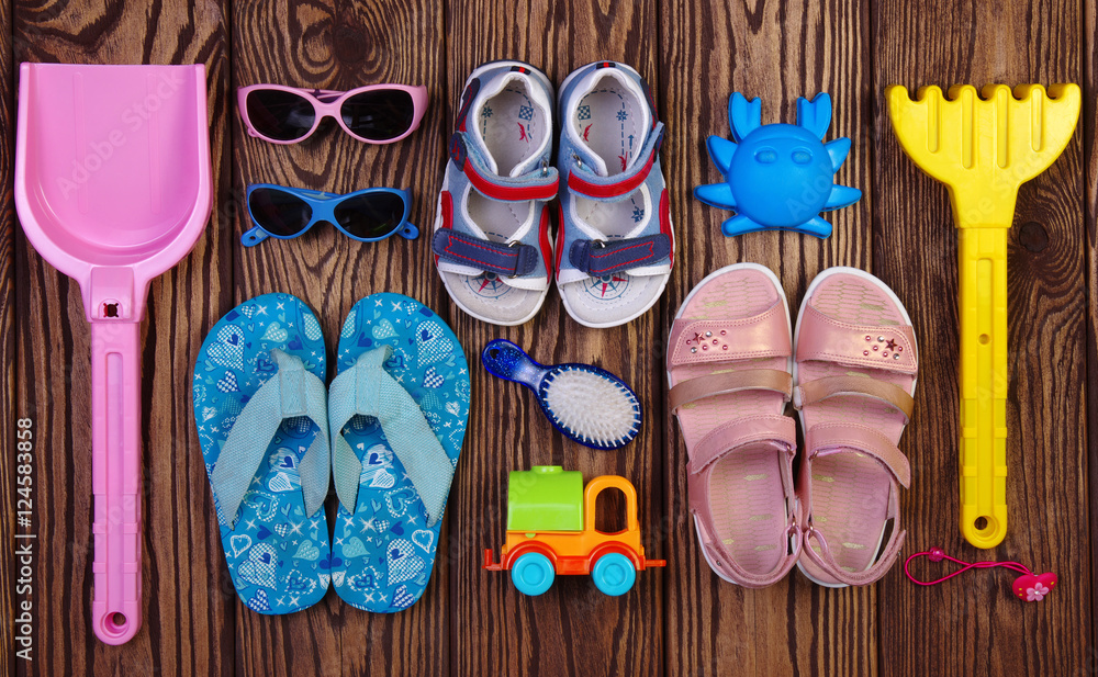 Summer accessories of kids