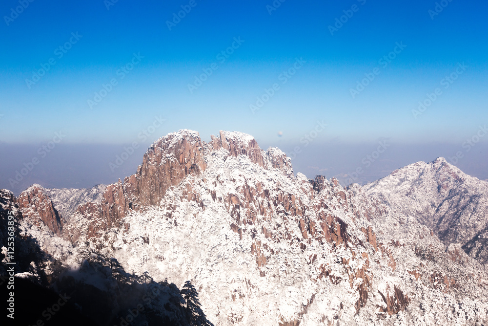 黄山雪景