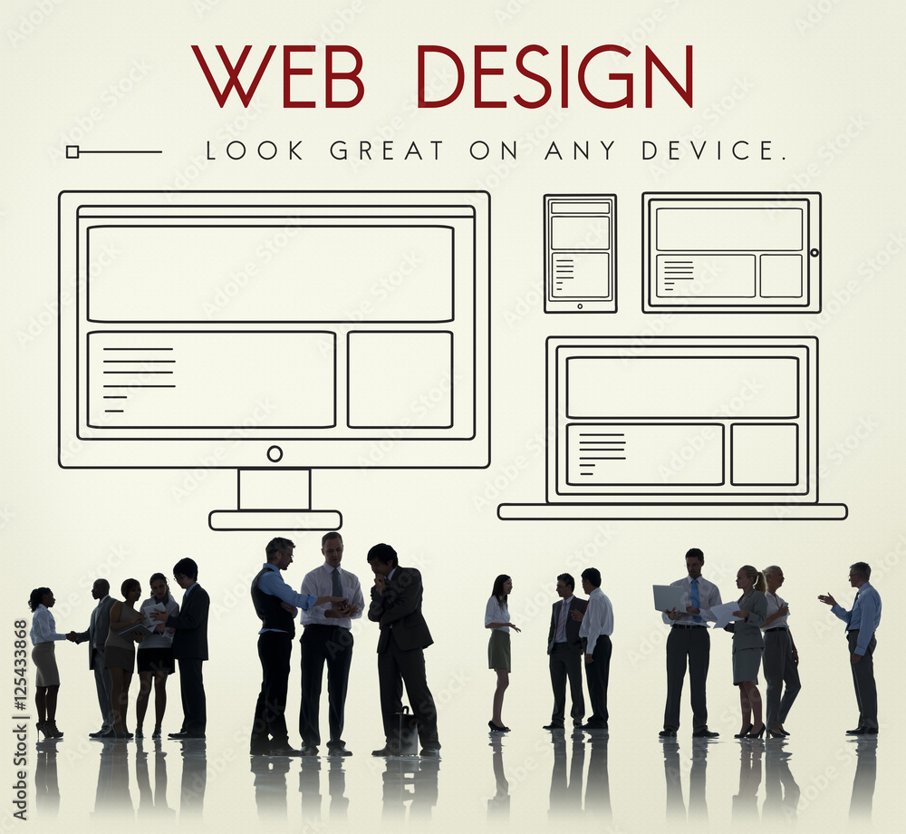 模板布局Web UI网站概念