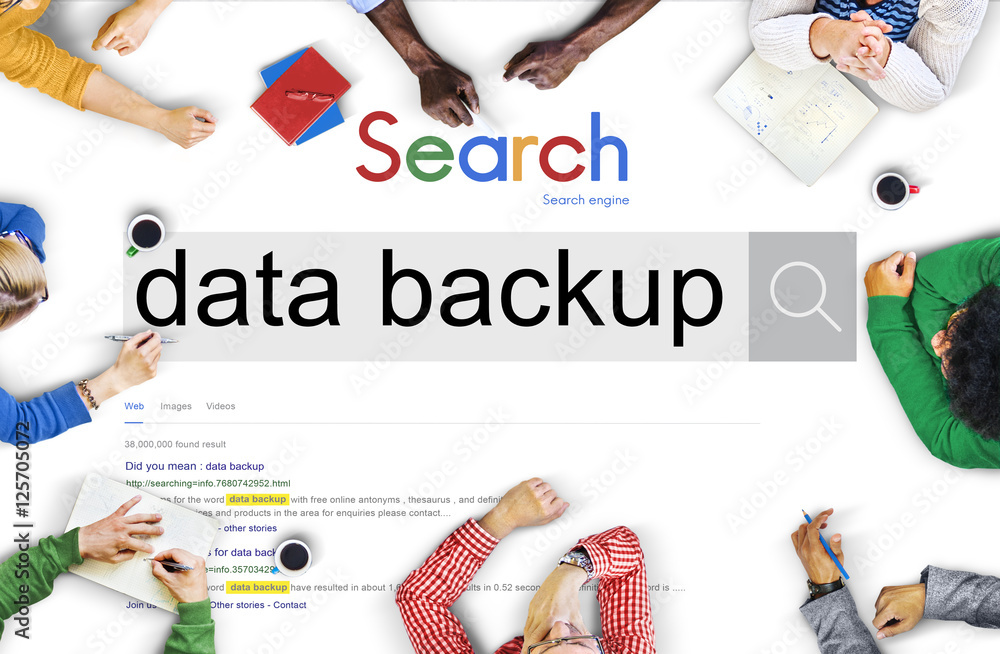 Data Backup Copying Archiving Storage Technology Concept