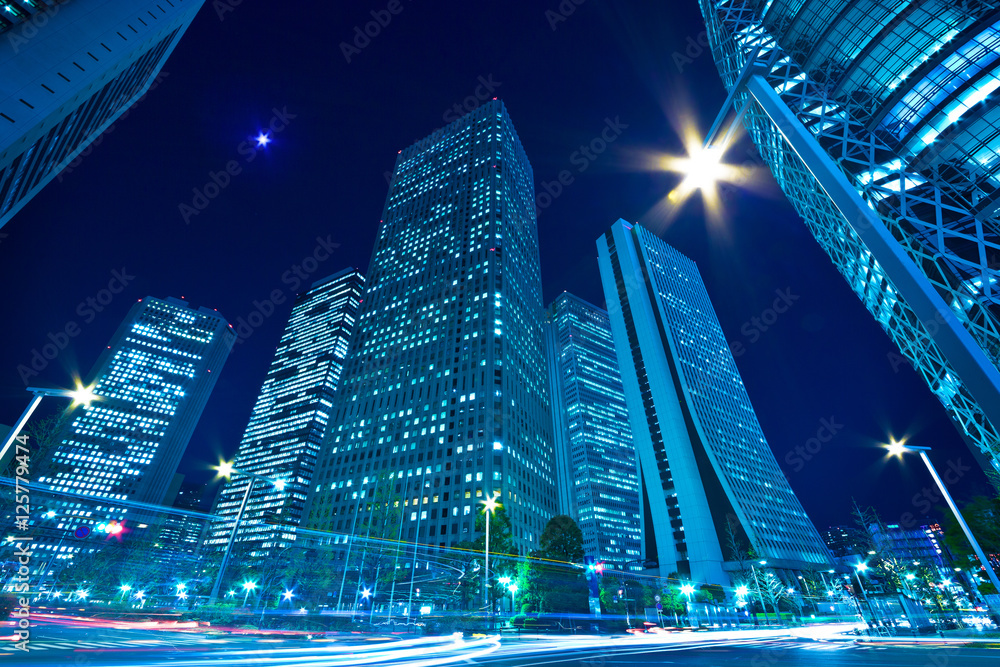 新宿高層ビルの夜景