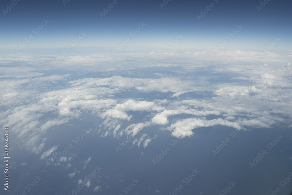 Sky and white clouds