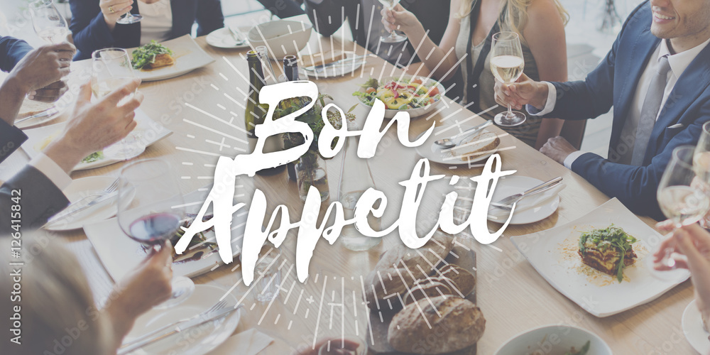 Bon Appetit Food Delicious Meal Concept