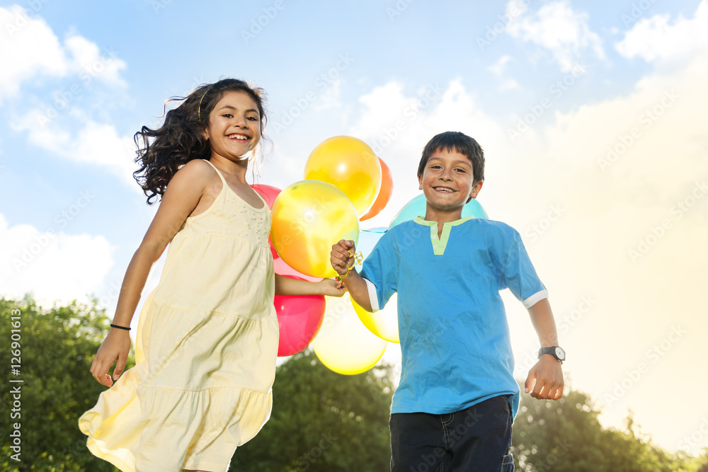 Balloon Activity Playing Recreation Funny Child Concept