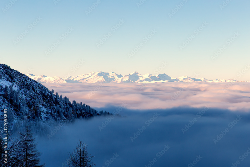 Winterliche Berglandschaft