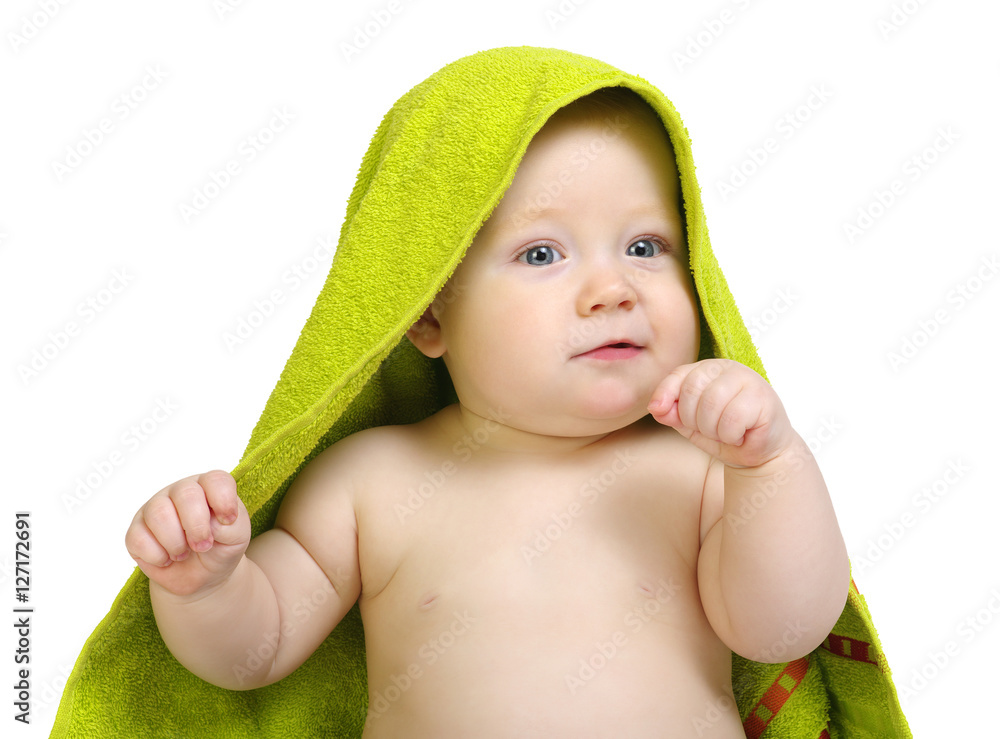 baby in towel