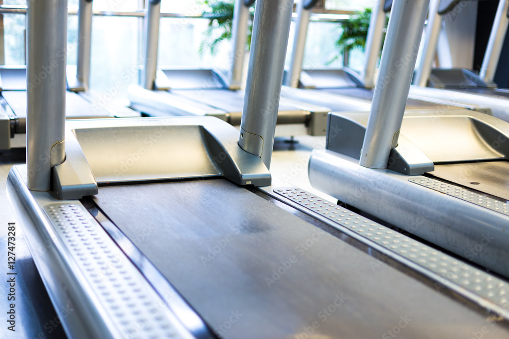 equipment in modern gym