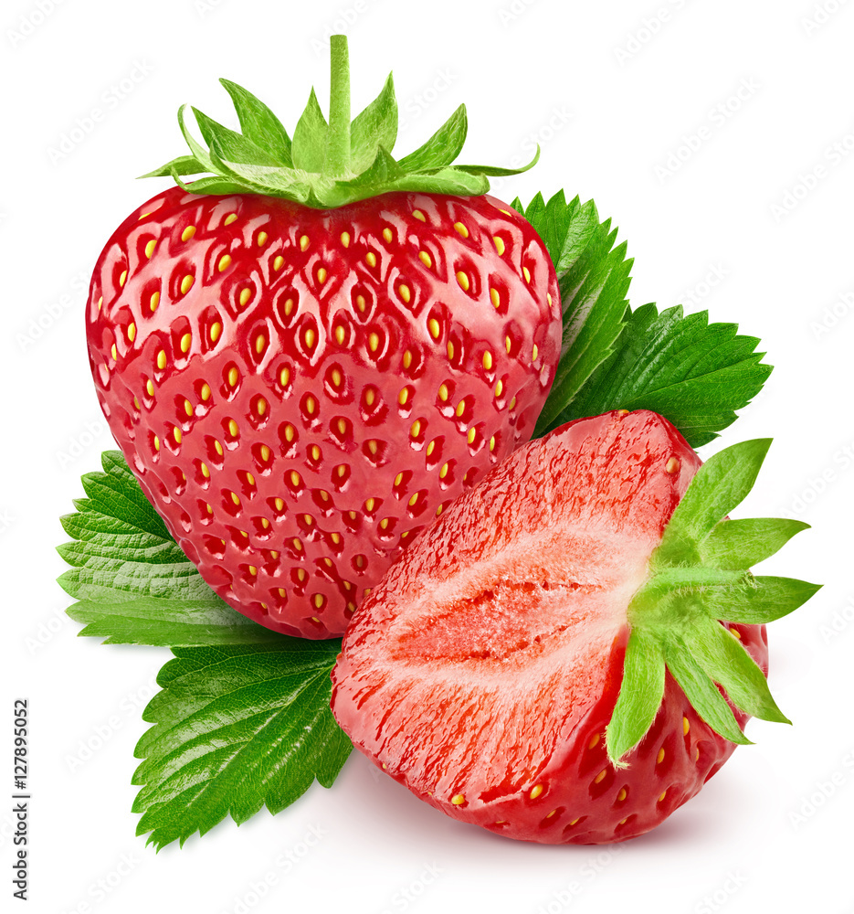 Strawberry isolated on white