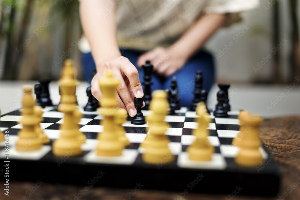 Chess Game Thinking Hobbies Leisure Concept