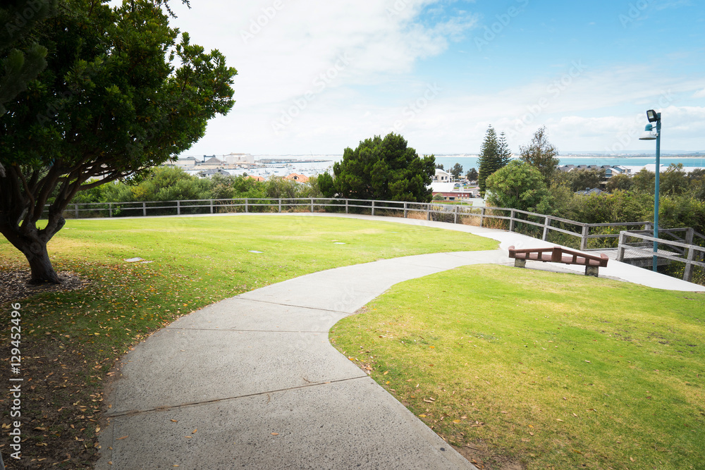 从Marlston Hill Lookout Bunbury West Australia WA山顶俯瞰