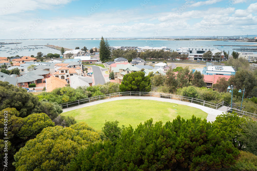 从Marlston Hill Lookout Bunbury West Australia WA山顶俯瞰