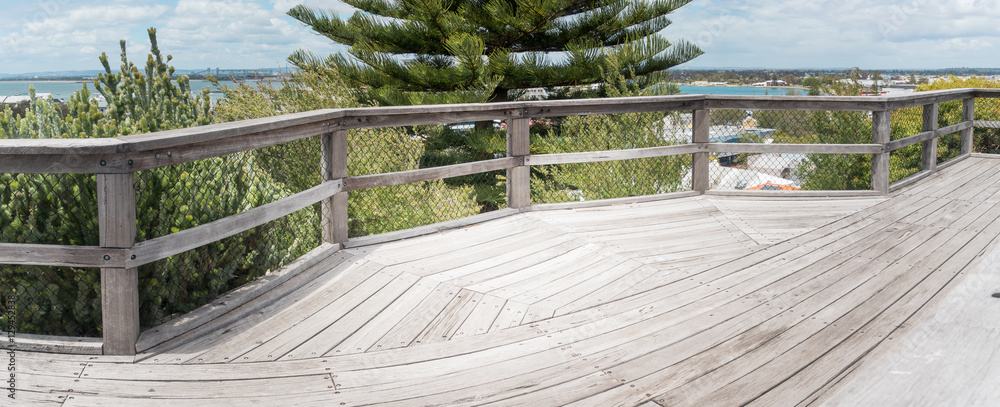 Marlston Hill Lookout Bunbury West Australia WA山顶的阳台景观，带灯塔