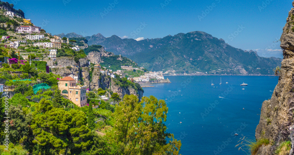 Amalfi Coast panorama, Campania, Italy