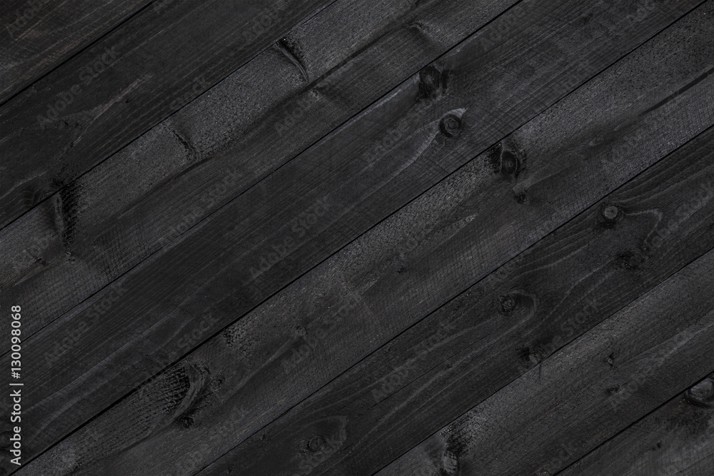 Black wooden background