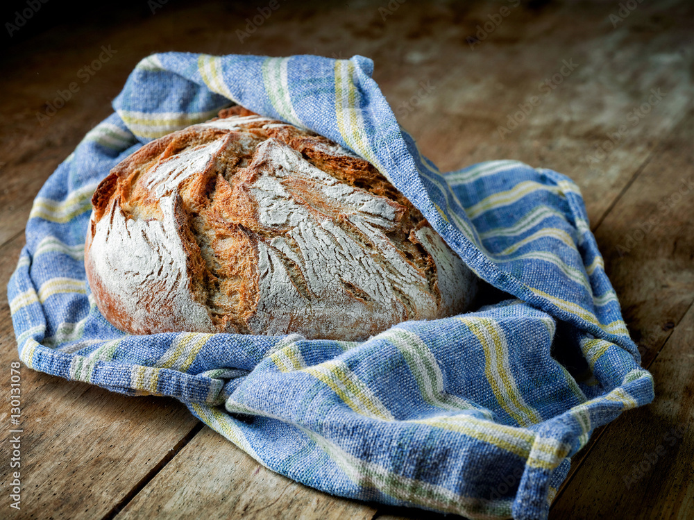 freshly baked bread