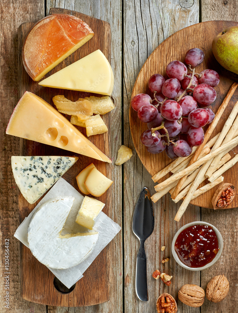 various types of cheese