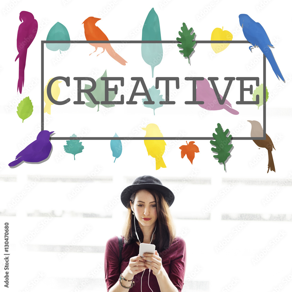 Create Creative Creativity Ideas Design Concept