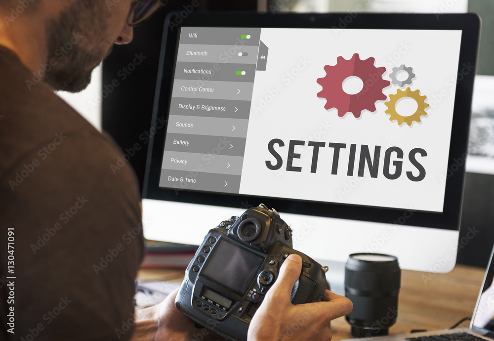 Settings Tools Setup System Concept