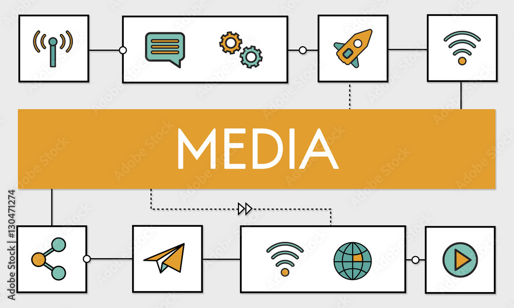 Connection Wireless Online Transmission Transfer Concept