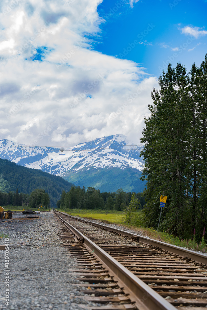 Alaska  railway in Anchorage