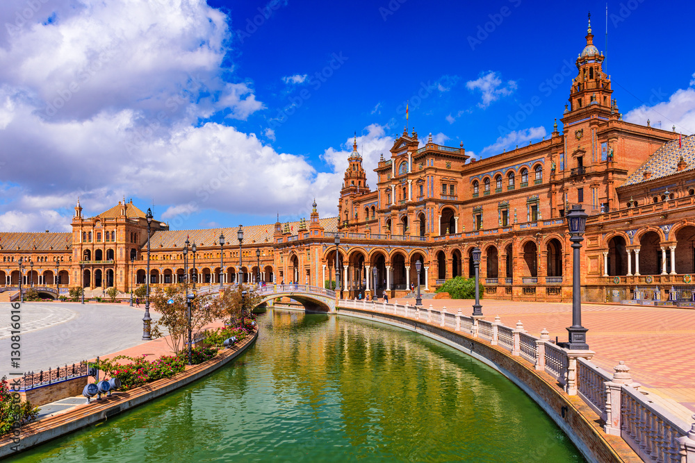 Seville Spain at Spanish Square