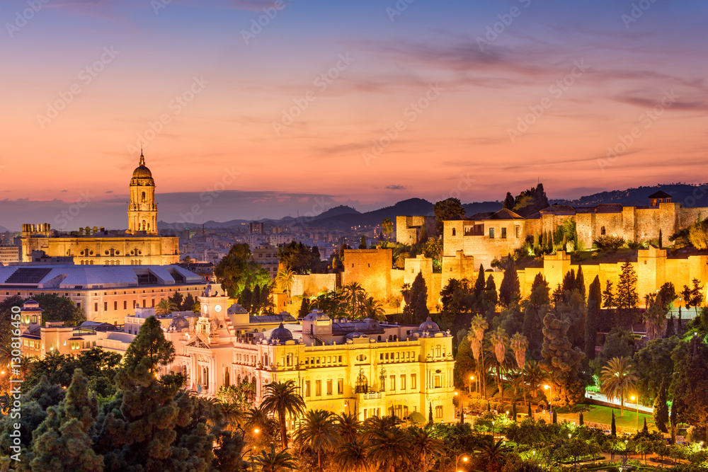 Malaga, Spain Skyline