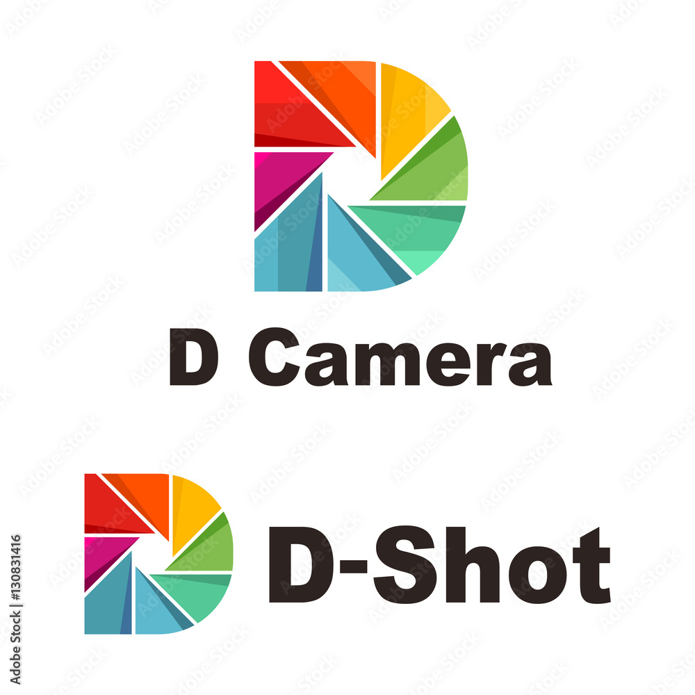 Rainbow Colorful D Letter Camera Shutter Shot