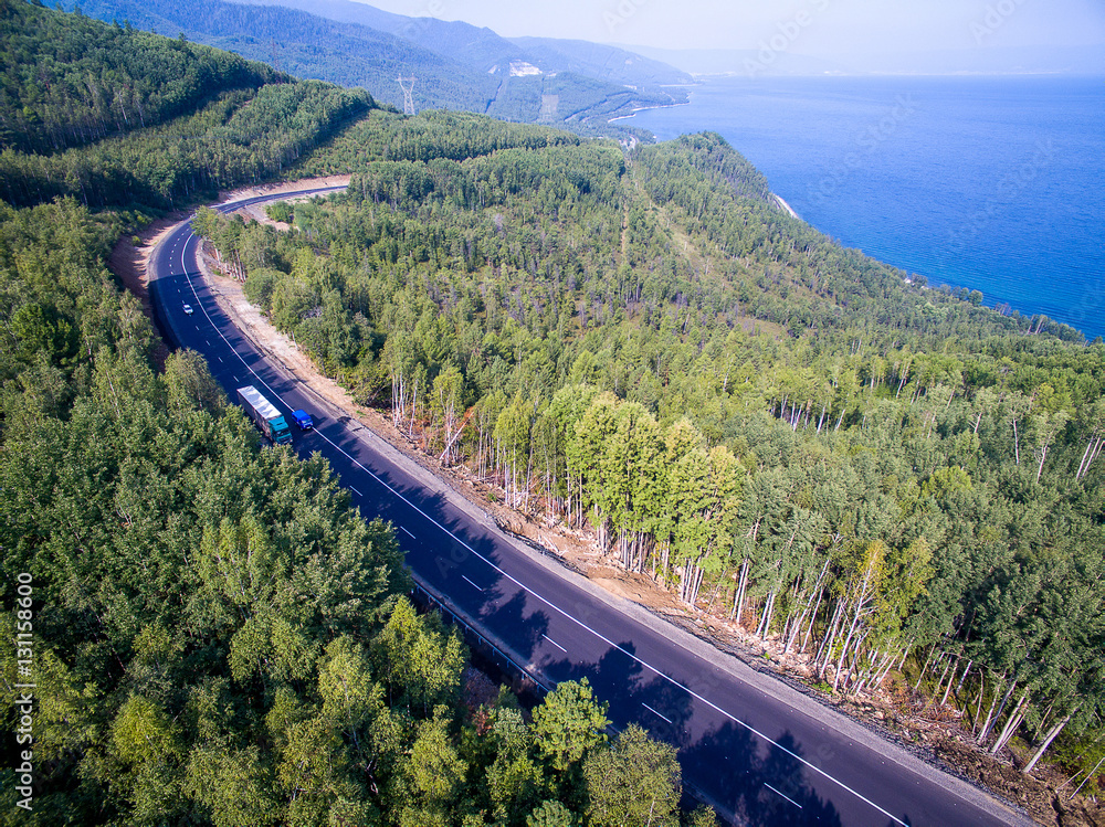 Road view from above