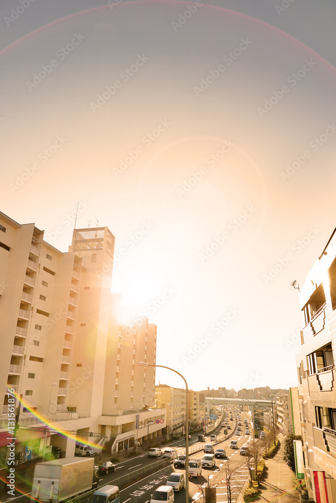 夕暮れの風景