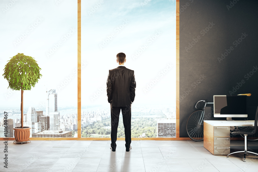 Businessman in creative office